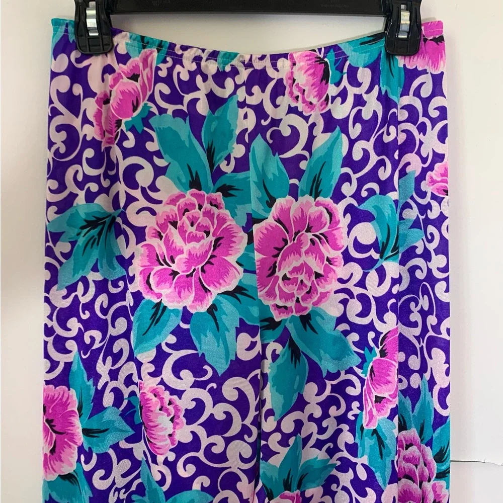 Vintage Vanity Fair Satin Purple Pajama Set Spring - Picture 5 of 11